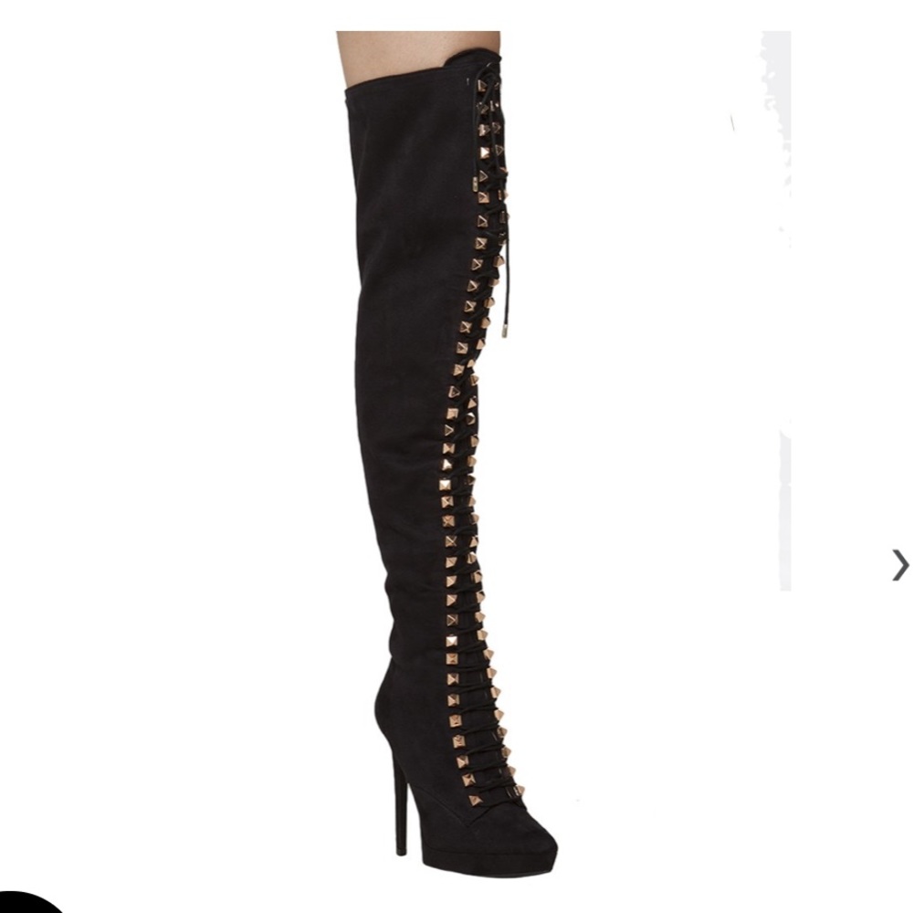 Zigi girl Payce Thigh High Lace Up Boots